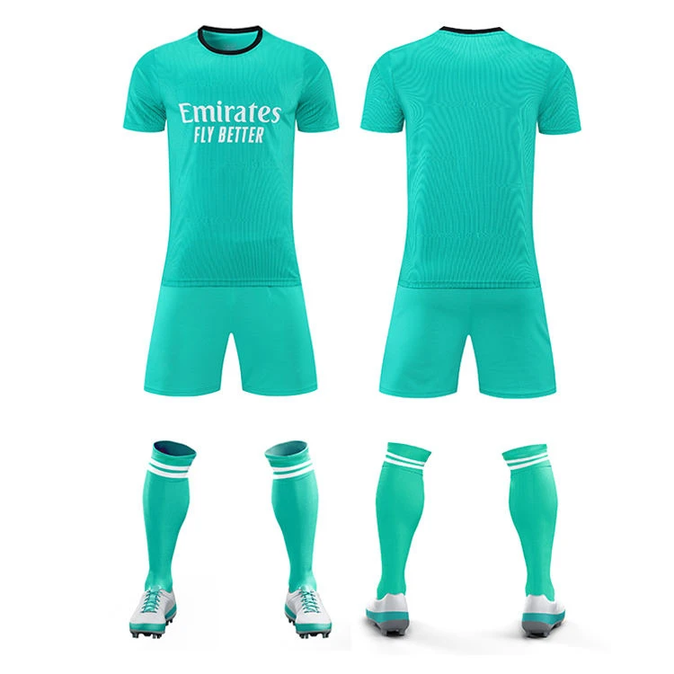 2023 Global wholesale garment supplier design men football wear custom uniform high quality training kit full set soccer uniform