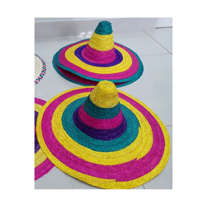 Sombreros Coloridos Para Fiesta Cumpleaños,Sombrero De Paja Multicolor Festiva Mejor Precio De Vietnam - Buy Sombreros Sombrero,Paja Natural Mini Sombrero Mexicano Sombreros De Los Hombres De Las Mujeres De