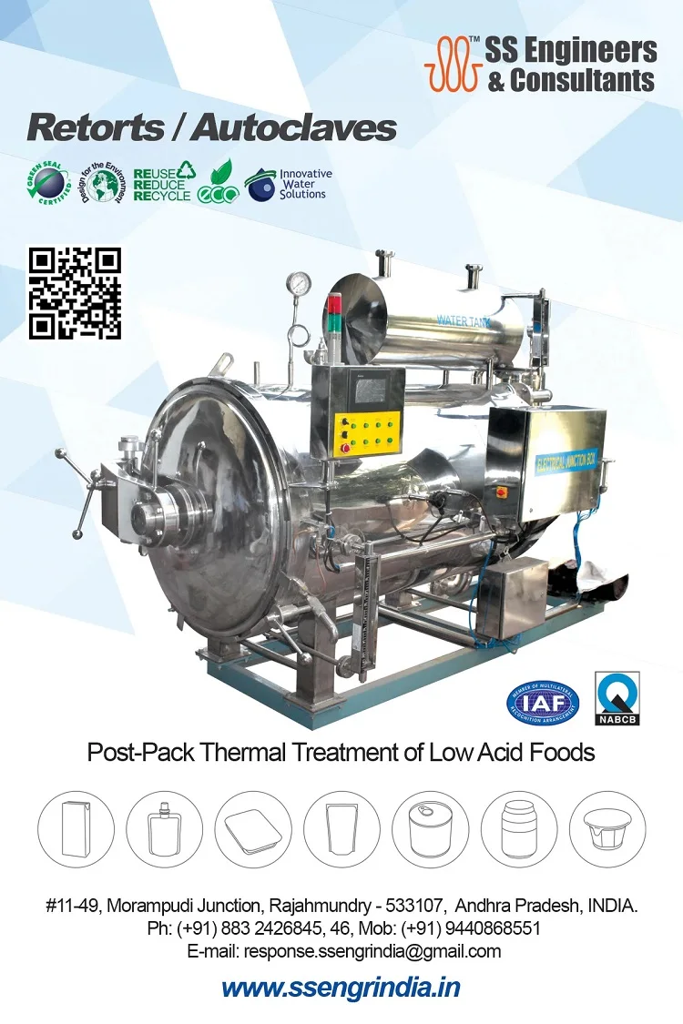 L Liters Small Vertical Retort Machine Autoclave Industrial