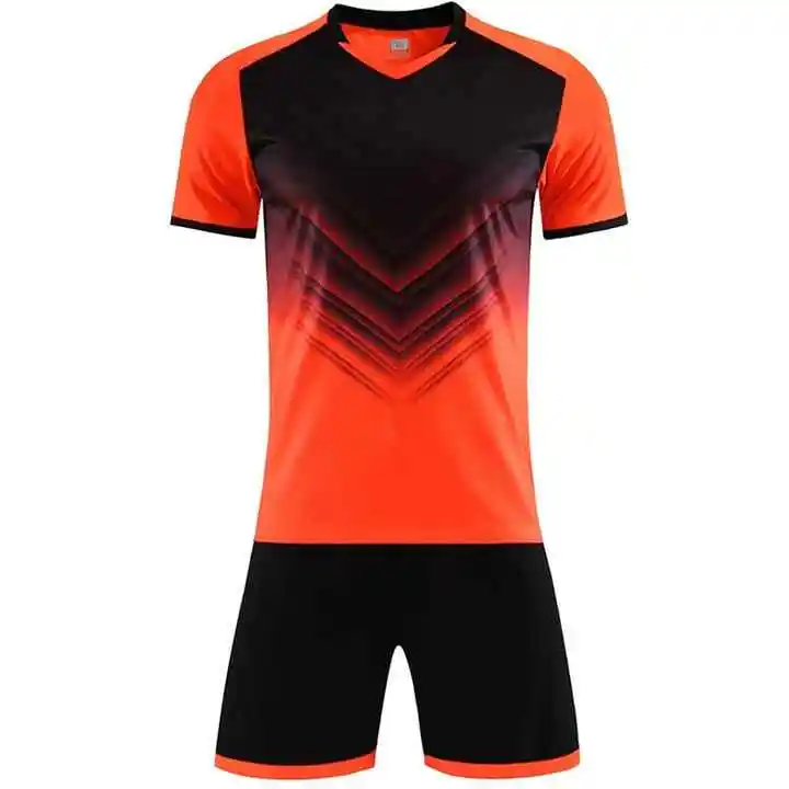 Source Soccer Uniform Set Customized New Style Factory Direct Sale Sublimated Soccer Jersey Footba
