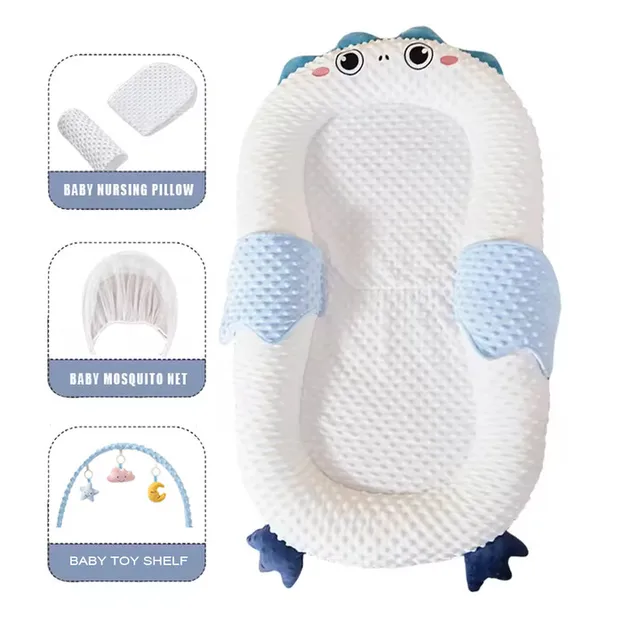 Wholesale High Quality Baby Nest Sets Bed Baby Bedding Crib Sleeping Nursing Pillows Multifunction Fold Baby Lounger For Newborn