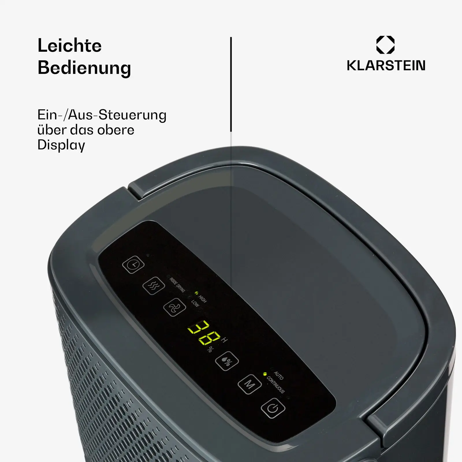Dehumidifier, 10L, Portable, 15-20, m2 - detail 12