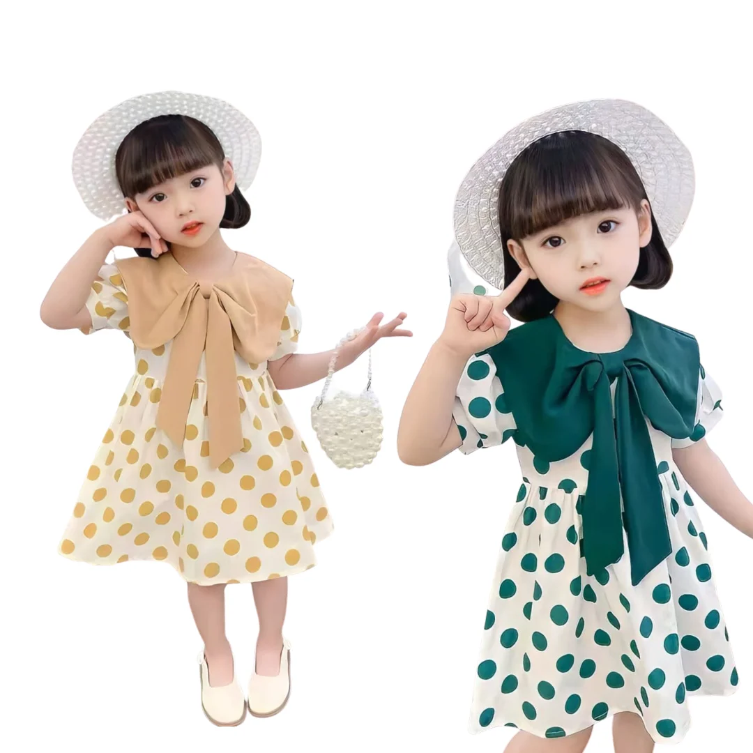 Toddler Kids Baby Girls Dress Flowers Volca Color Sleeveless Summer Sweet Casual Dress