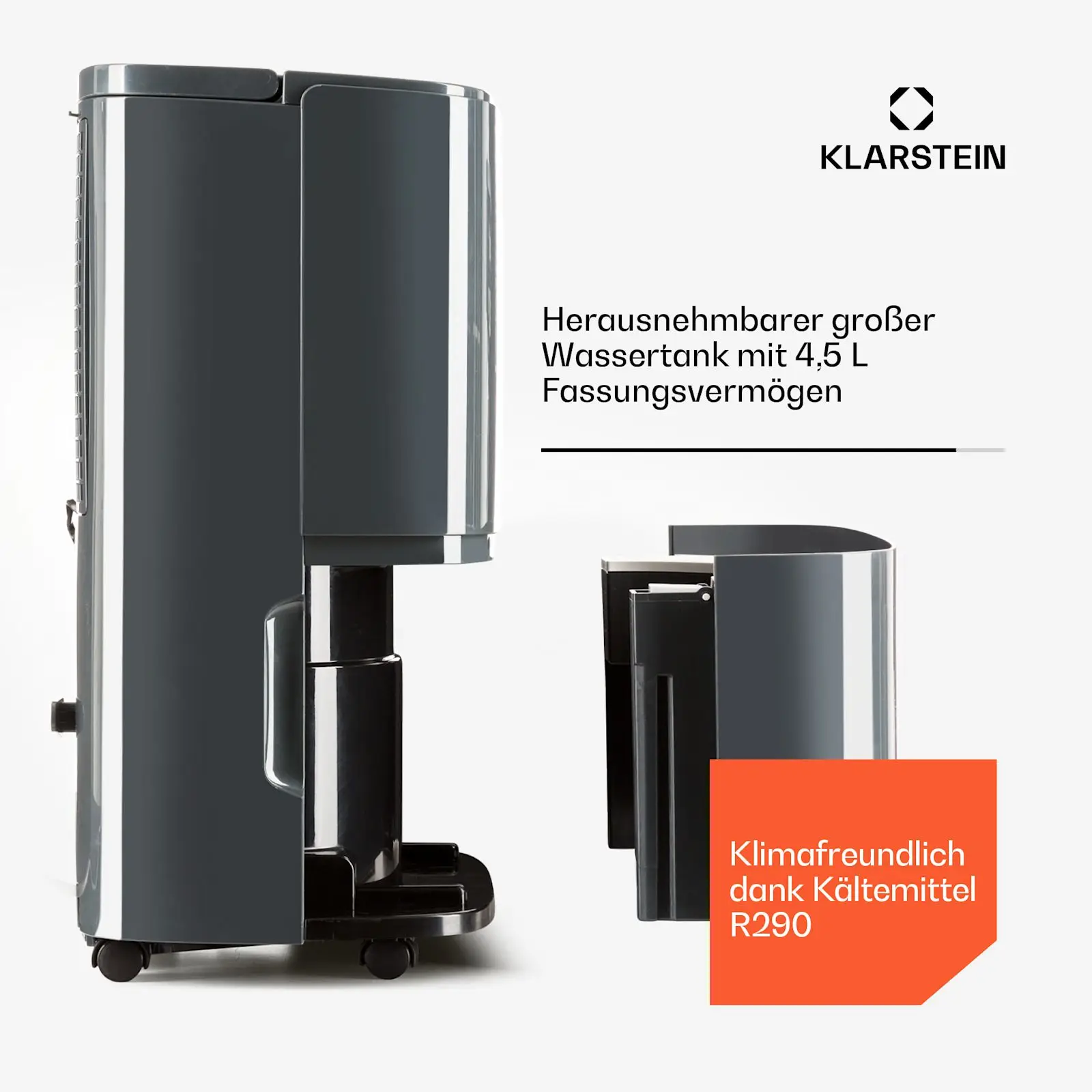 Dehumidifier, 20L, Portable, 40-50, m2 - detail 10