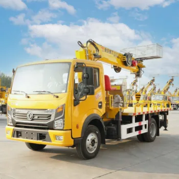 Cheap new free shipping 30m vehicle mounted aerial work vehicle telescopic hydraulic truck aerial work platform