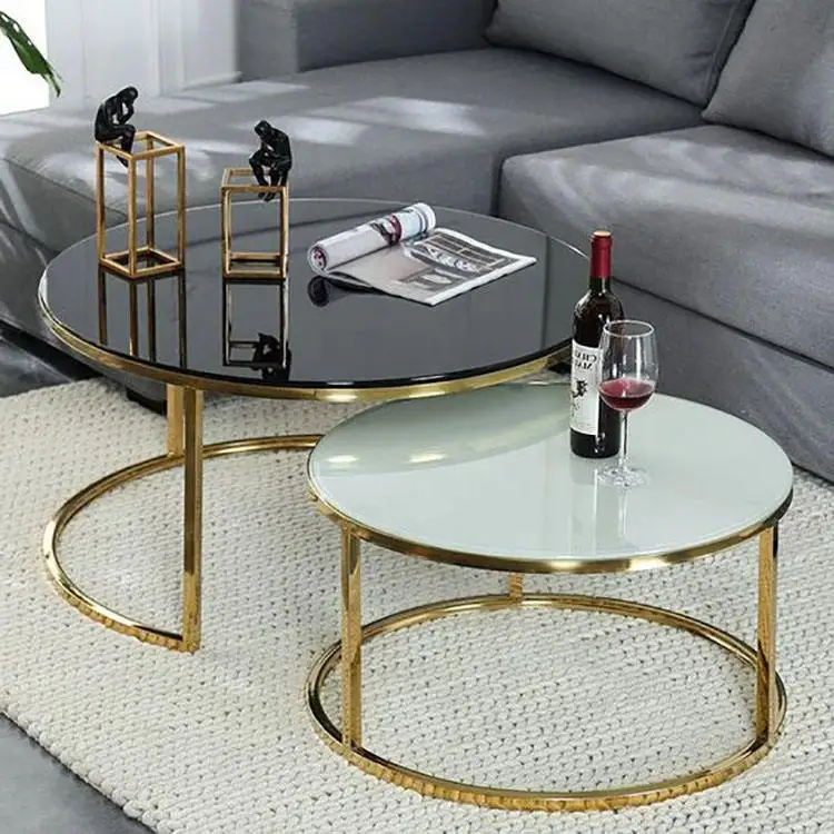 Foshan China Furniture Luxury Office Tea Table Suppliers Stainless Steel Home Furniture Marble Top Coffee Table For Living Room