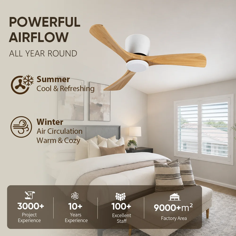 Ceiling Fan, USA, 35W(0.05hp), Wood+Metal - detail 6
