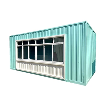20FT Cheap flat packaging Pop-up Shop Container Coffee Shop Bar Good Quality Prefab House Container Coffee Shop/Bar/Fast-food