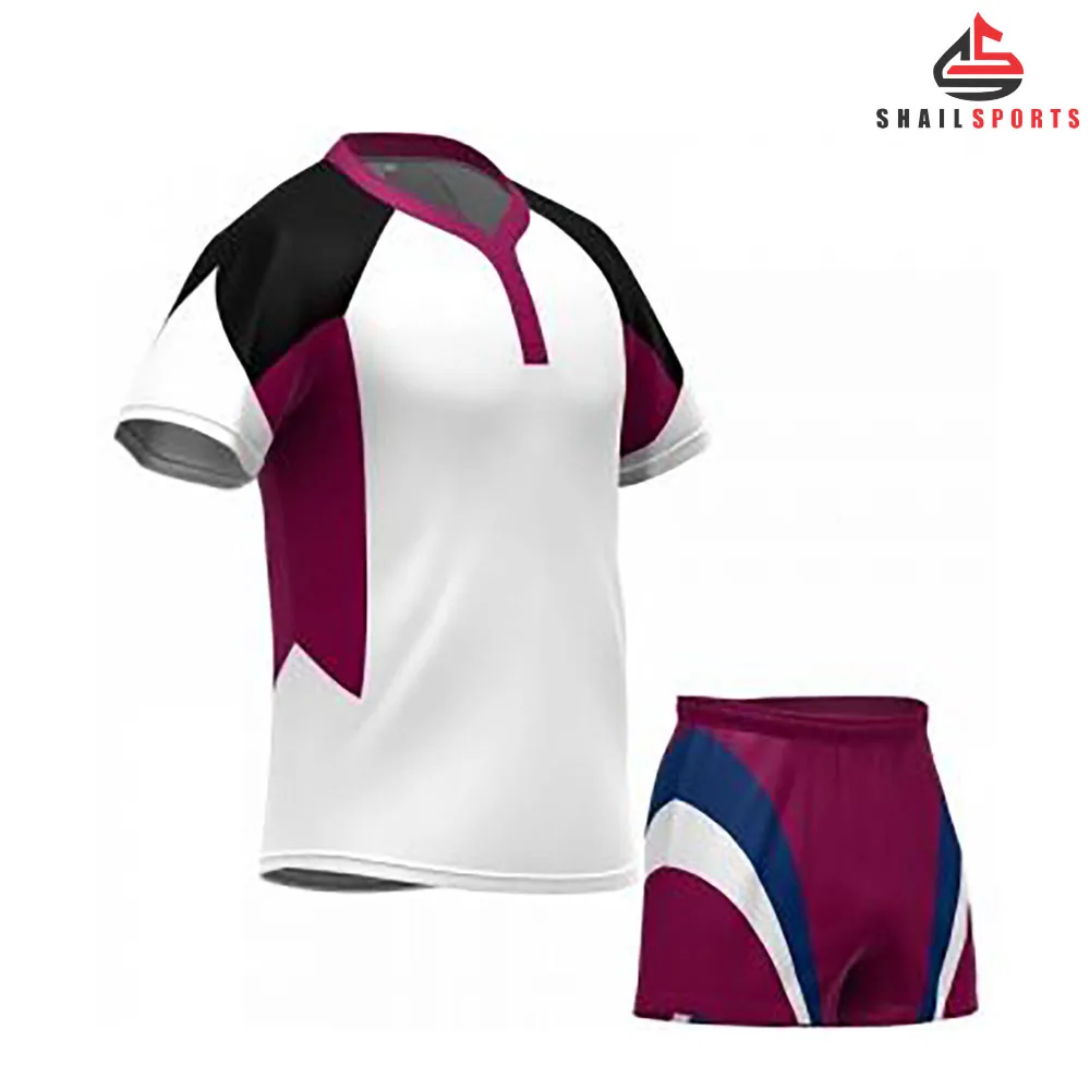 Rugby Uniforms Men S Oem Sublimation Custom Training Clothes Blue Sport