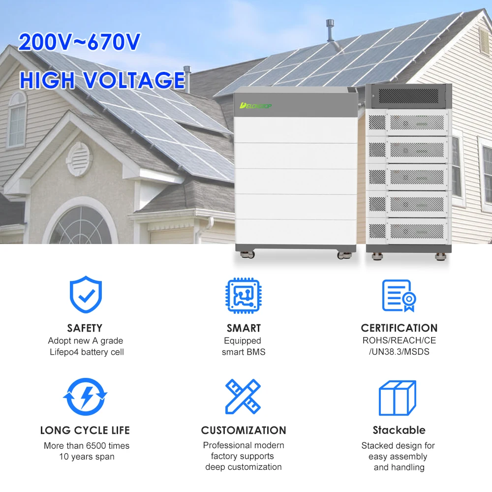 Safe High Voltage Energy Storage Battery 20kwh 30kwh 40kwh 50kwh 60kwh