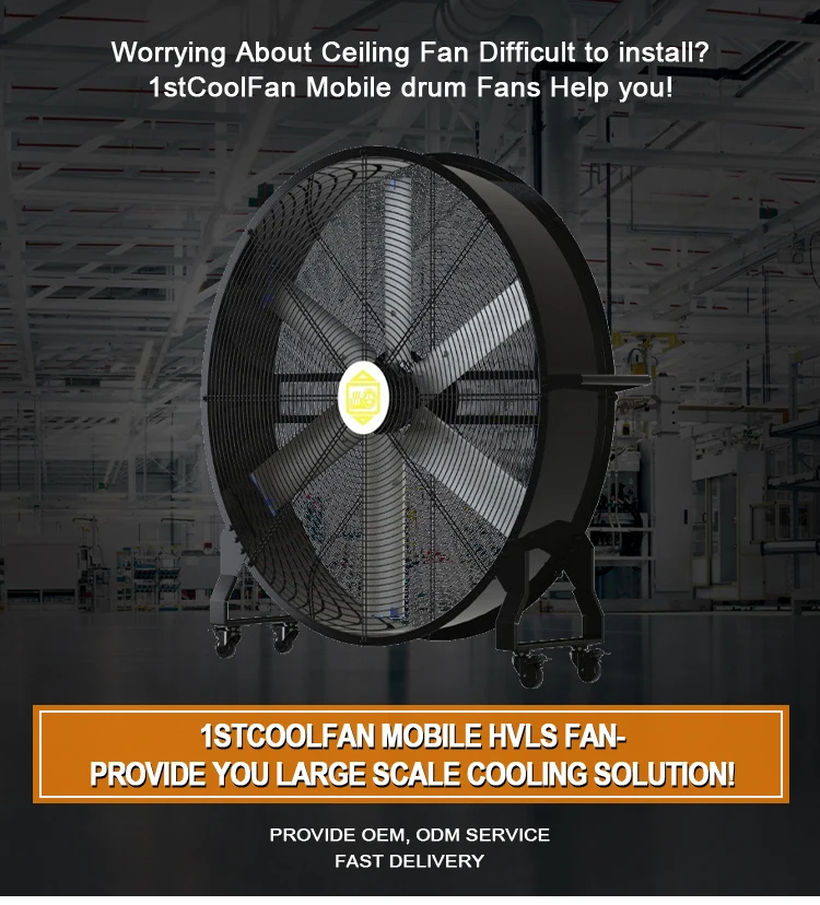 Freestanding Portable Hvls Fan, 0.75KW, 200 - detail 2