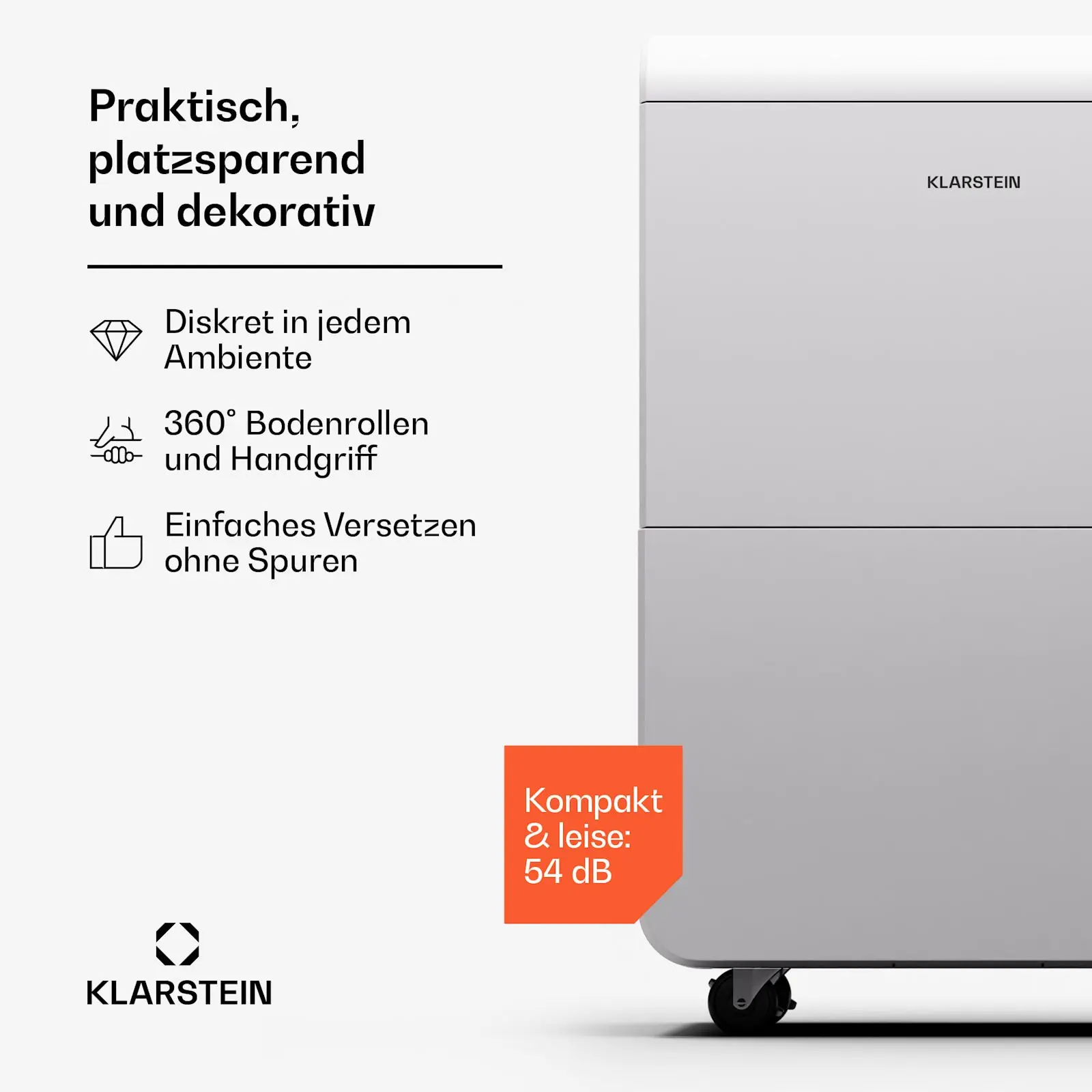Dehumidifier, 70L, Portable - detail 4