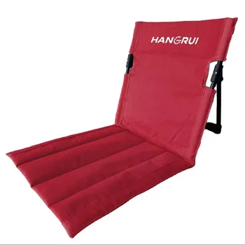 Outdoor Camping Portable Aluminium Lounge Chair Foldable Beach Chair with Modern Design for Garden & Stadium Seating