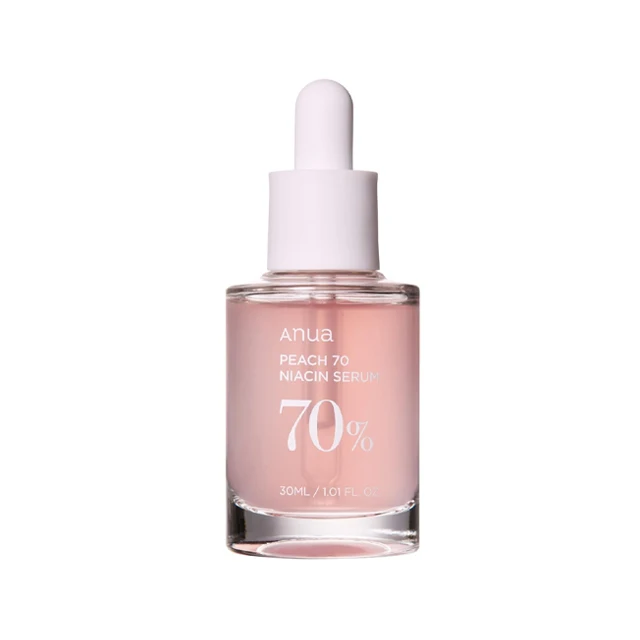 Anua Peach 70% Niacinamide Serum 30ml Moisturizing Brightening Face Serum 100% Original Korean Skincare Melanin Correcting Serum