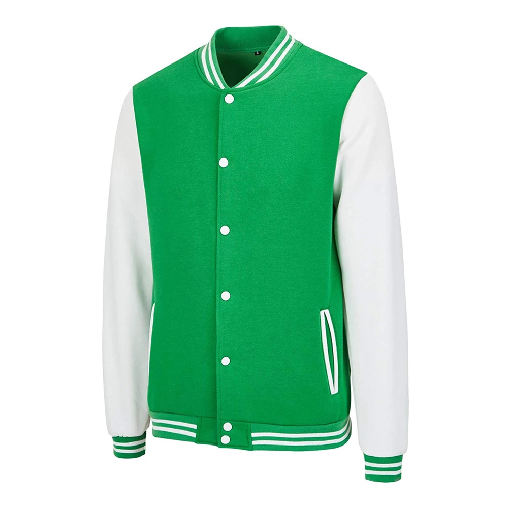 Custom Printing Logo Sport Jacket Fashion Coat School Unisex Wholesale Men Custom Varsity Jacket