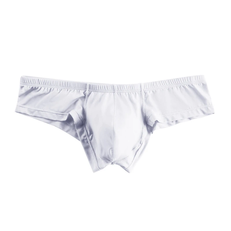 Wholesale Modal Custom High Cut Mens Underwear Pouch Modal Mini Briefs High Quality Breathable Half Hip Sissy Pouch Panties 2023