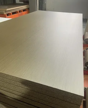 Wood grain melamine MDF/Particle board for wardrobe and furniture ,scratch-resistance