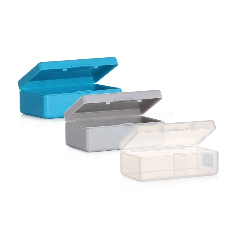 Factory Direct Plastic Packaging Box Small Hinged Plastic Box With