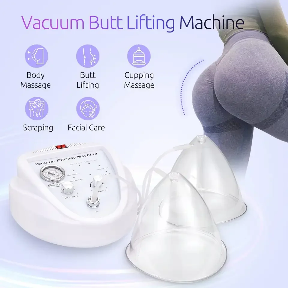 Cupping Breast Massager Vacuum Therapy Machine Buttocks Lifting Bbl