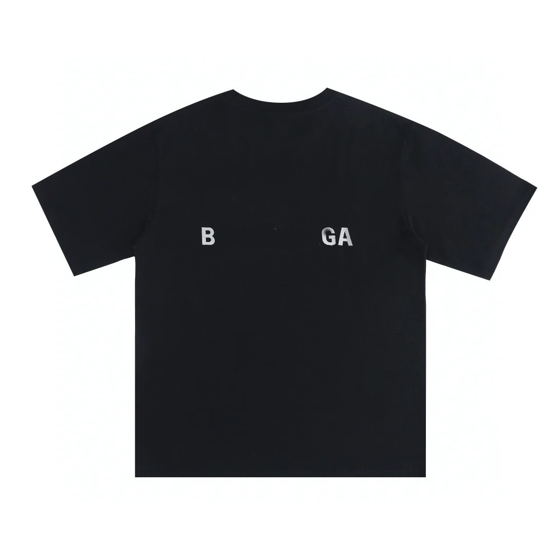 Black Colour Short Sleeve Koala Pattern 