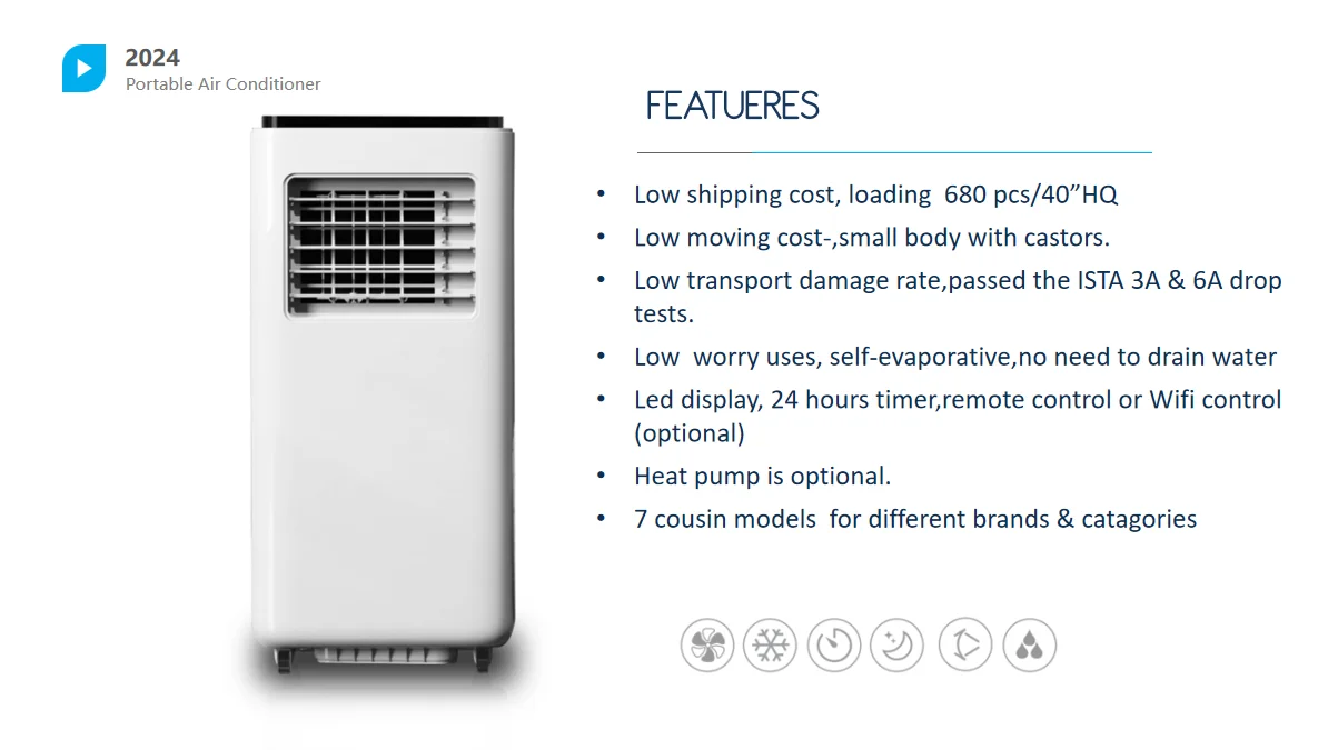 Portable Air Conditioner, 110v/220v, R290 - detail 12
