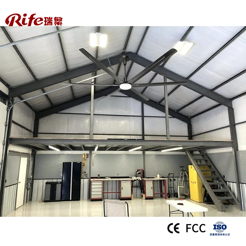 Ceiling Fan, HVLS, Steel - detail 14