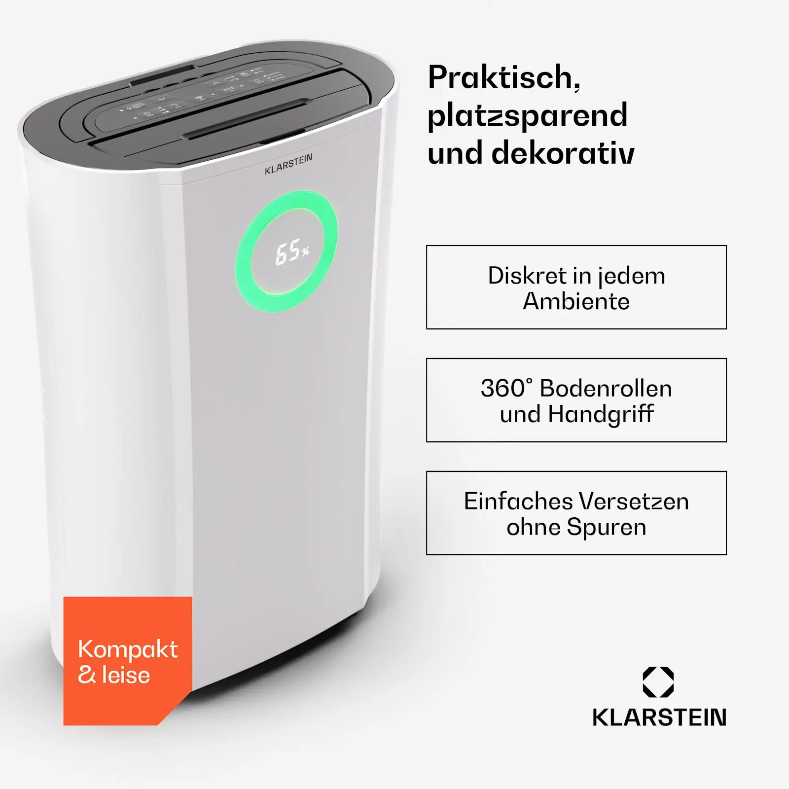 Dehumidifier, 20L, Portable, 20-30, m2 - detail 4