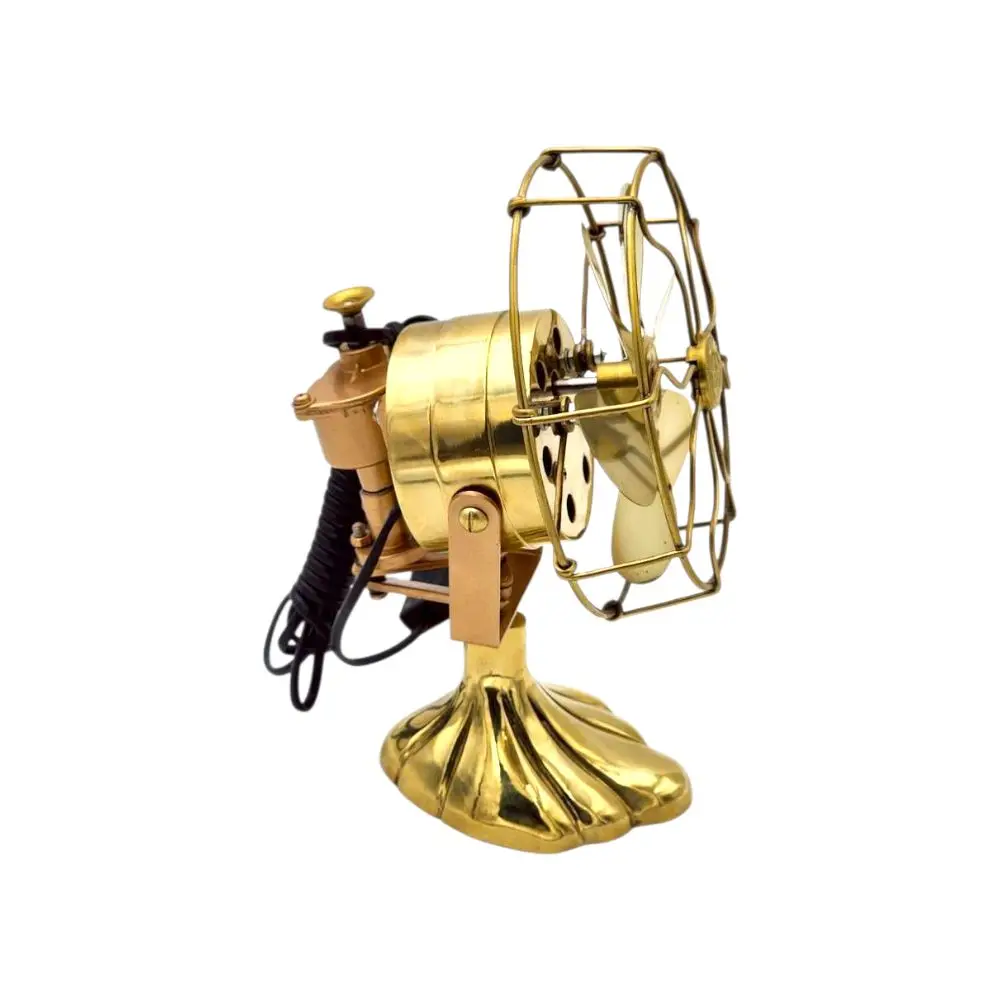 Table Fan, 6", Brass - detail 8