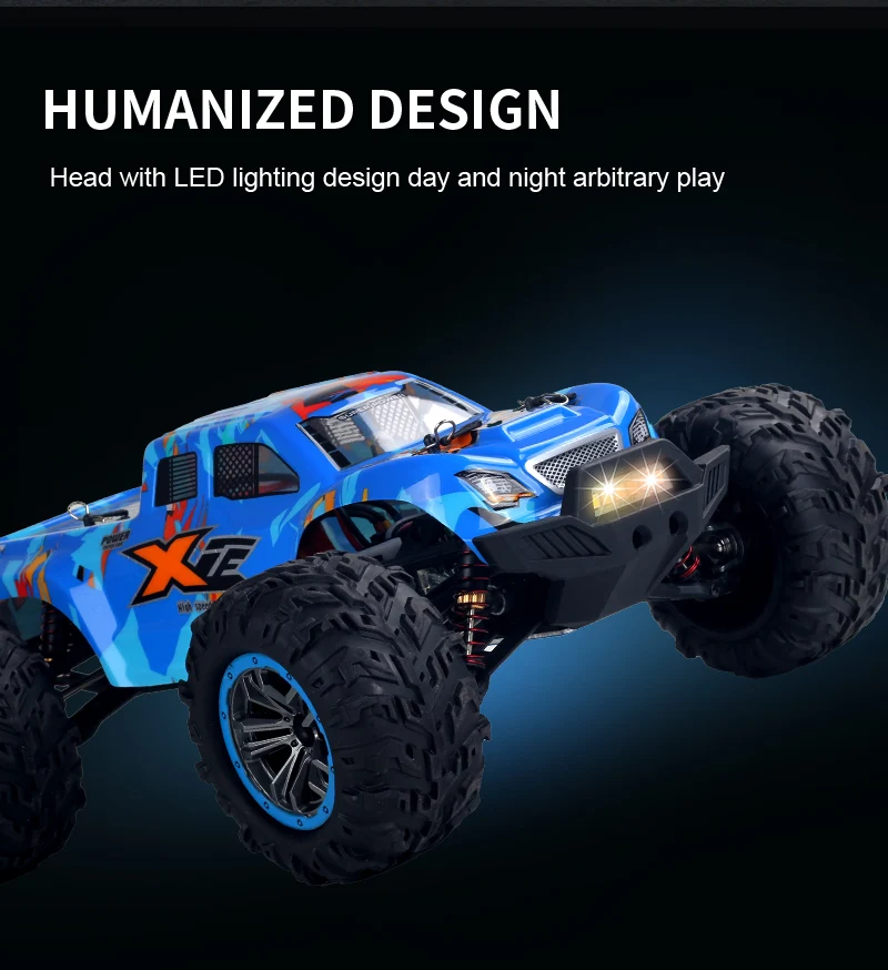 RTR Rugged RC Truck 1:12 Scale 35km/h High-Speed Car with Metal Frame & 2.4Ghz Remote Off-Road Adventure Gift for Teens & Adults