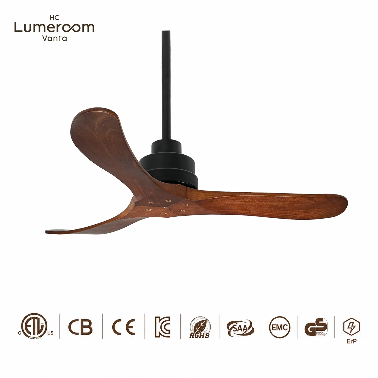 Ceiling Fan, USA, 35W, Solid Wood + Metal - detail 2