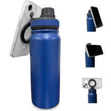 New MagSafe Water Bottle Phone Mount And Tripod for iPhone Insulated Thermos Water Bottle Flask with Magnetic Cell Phone Holder