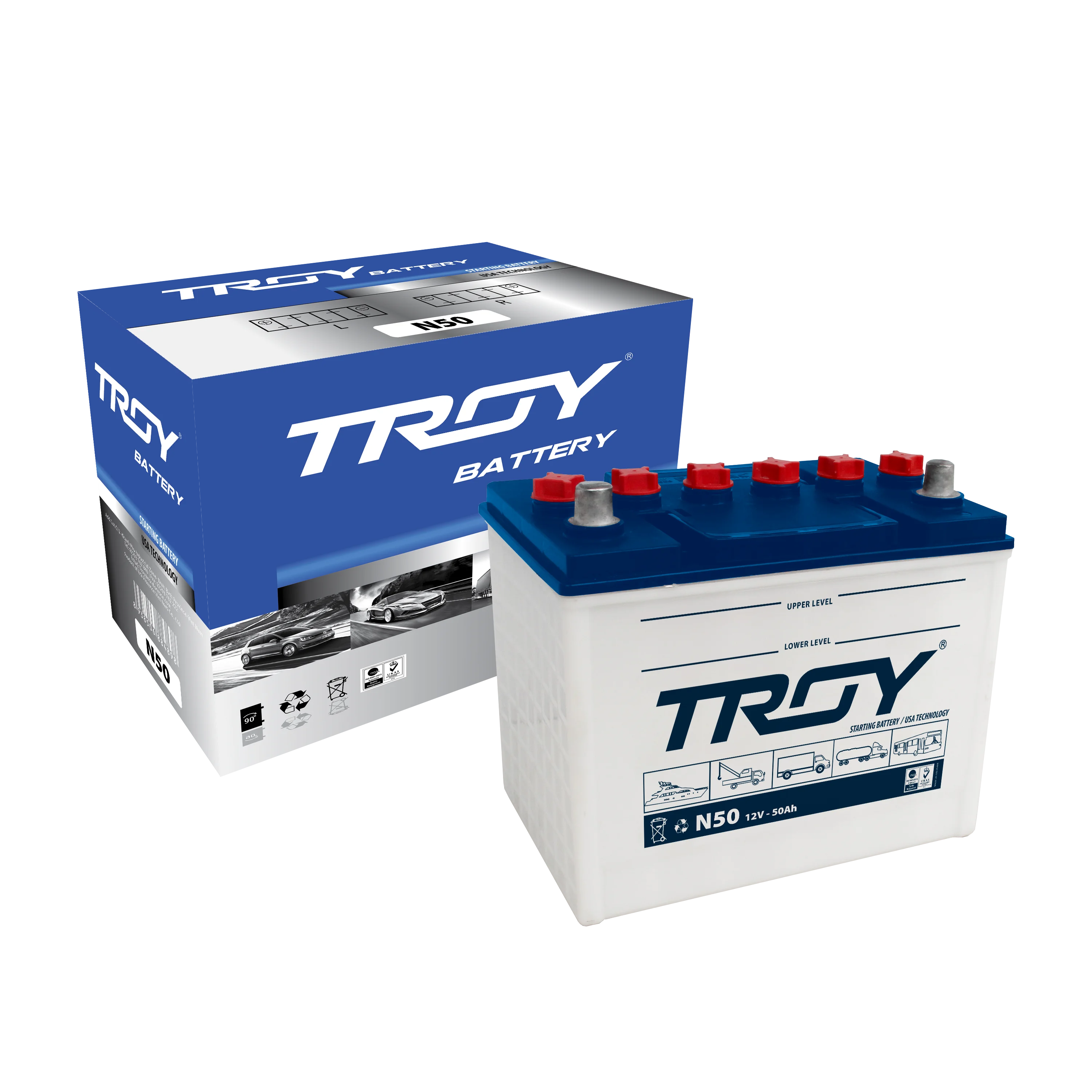 Car Battery Made In Vietnam N50 12v 50 Ah Powerful Auto Batteries Troy Brand For Sale With High Quality - Buy Car Best Car Brands Auto Batteries,Car Batteries For Sale
