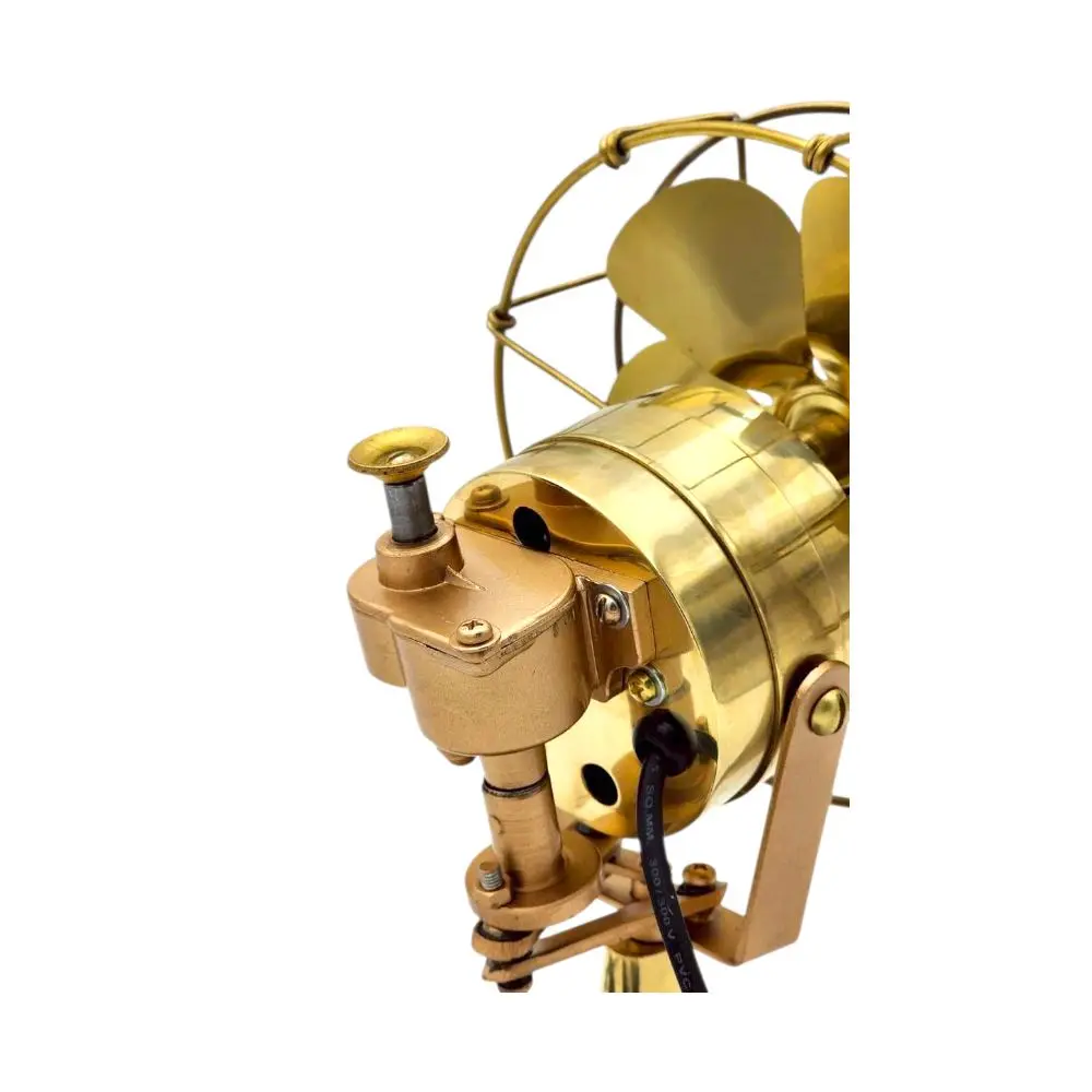 Table Fan, 6", Brass - detail 10