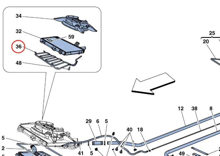 High Quality Aluminum Steering Gear Radiator For Ferrari F458 Italia Speciale Spider 266603 Efficient Heat Sink Cooler For Car manufacture
