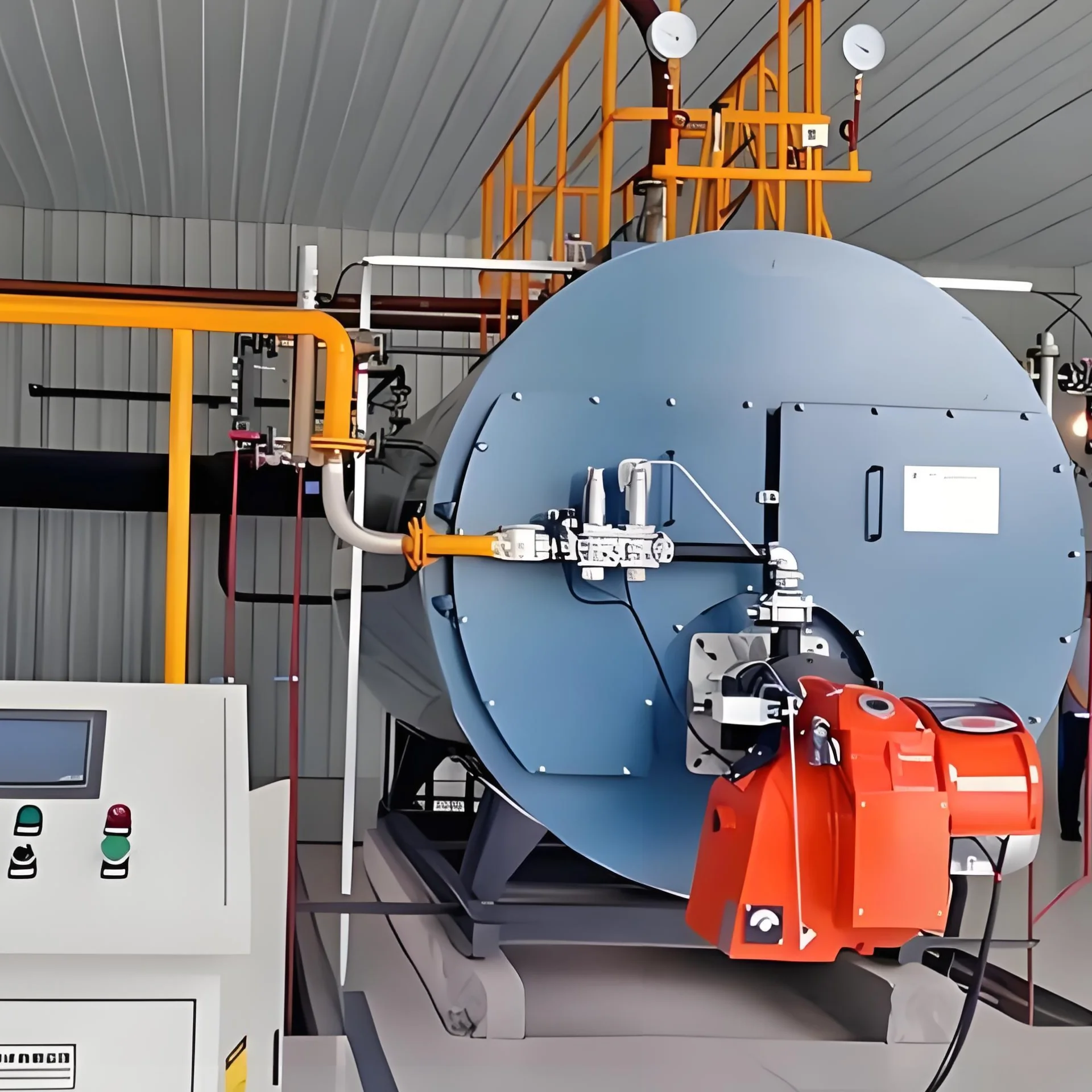 Steam Boiler, AIX, WNS, 1-30Ton, Q245R - detail 6
