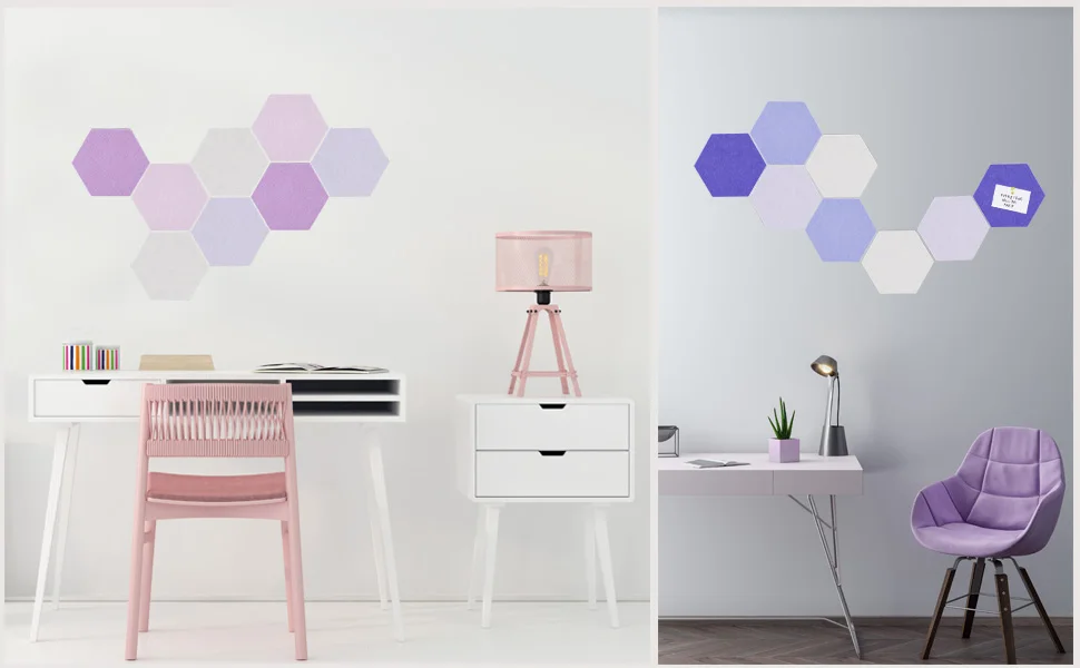 Yuanyuan Factory Soundproof Pet Felt Acoustic Panel High Density Self-adhesive Sound Proof Foam Panels factory