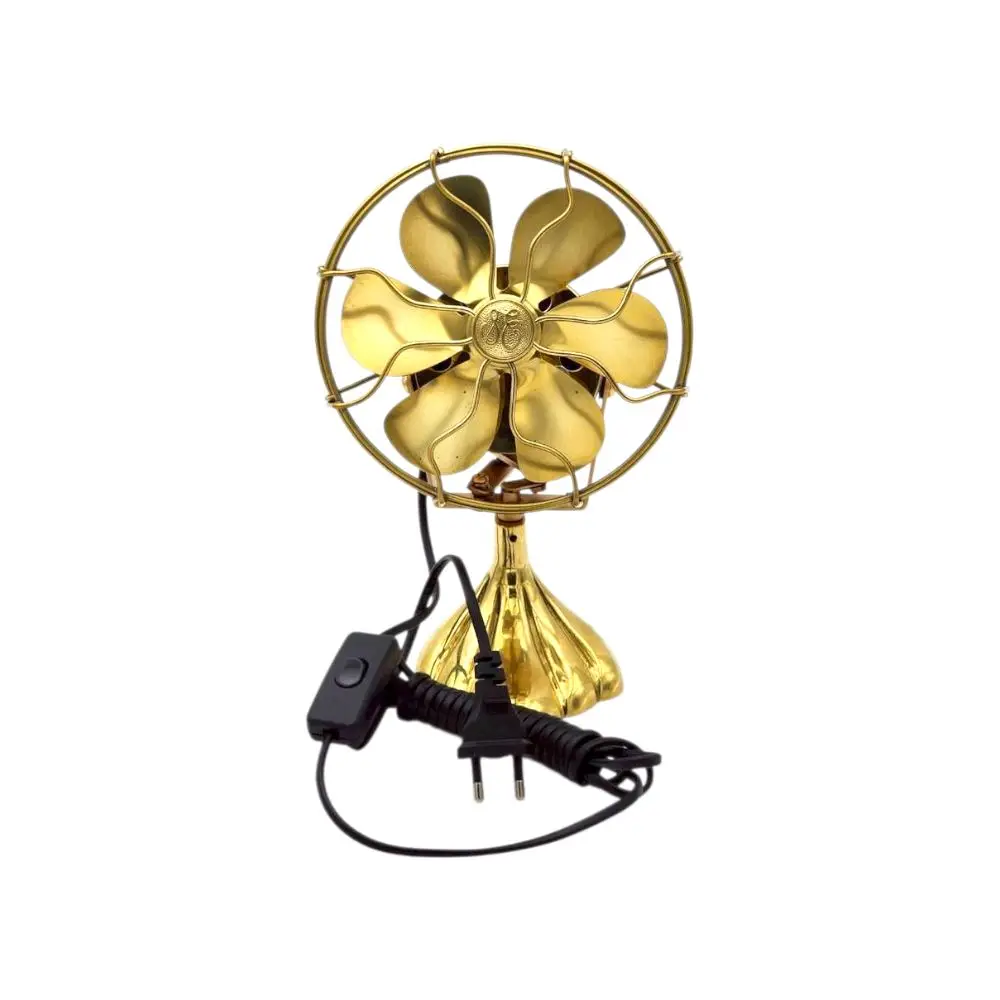 Table Fan, 6", Brass - detail 4