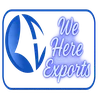 WE HERE EXPORTS Logo