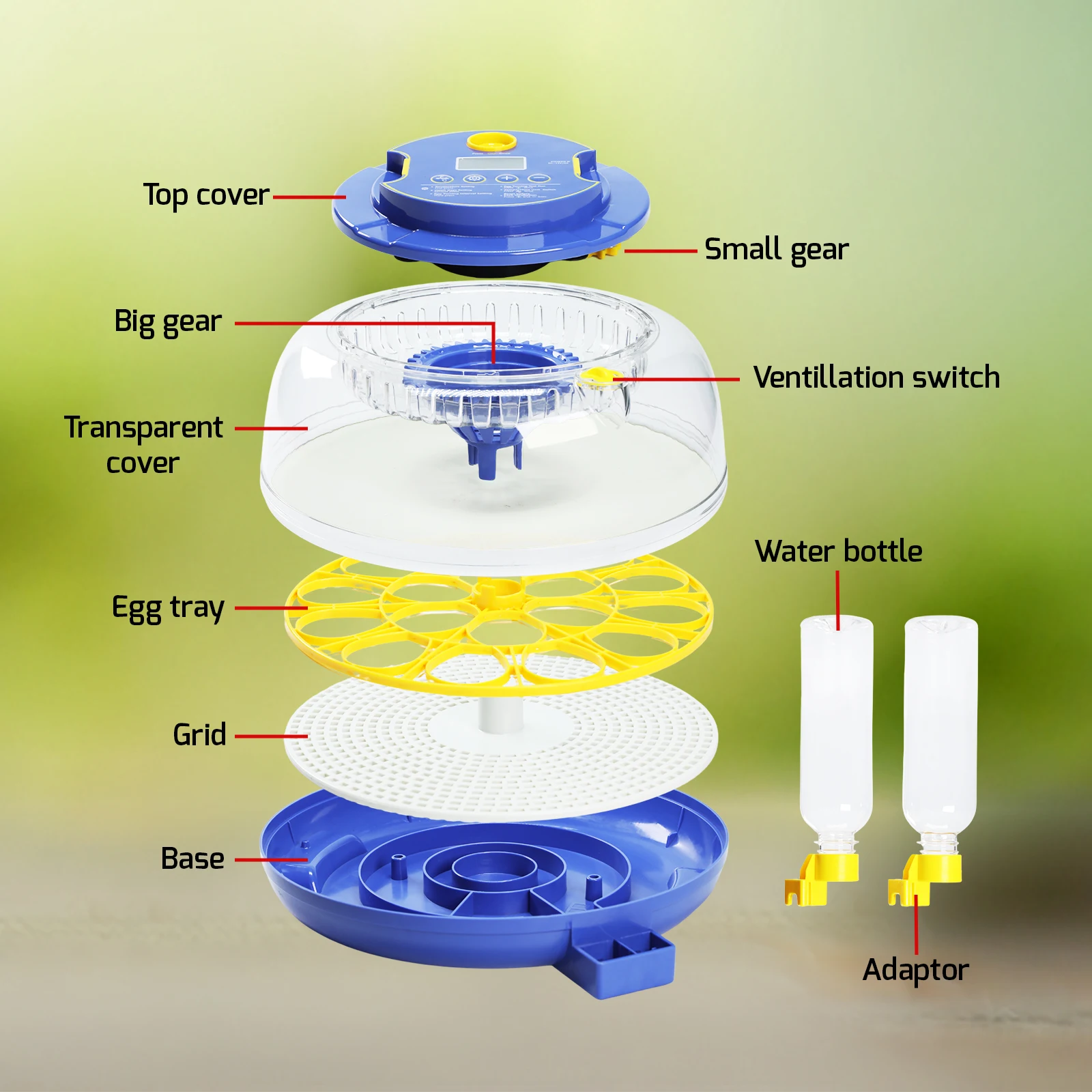 Capacity Candler Built-in Fan, 8-18, ABS+PET, Automatic - detail 16