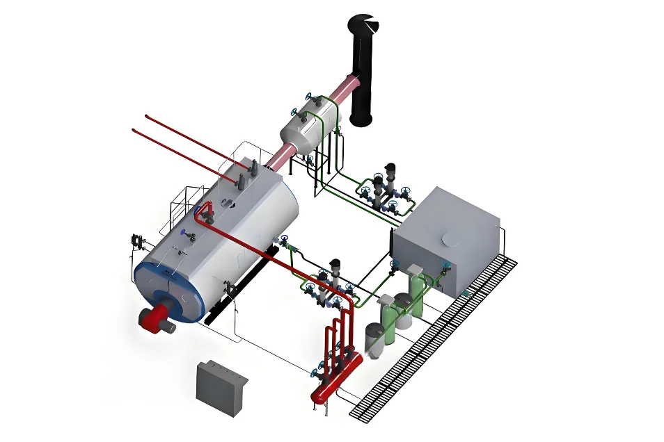 Steam Boiler, AIX, WNS, 1-30Ton, Q245R - detail 18