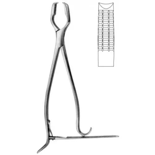Pince à os Lane avec cliquets, 45cm