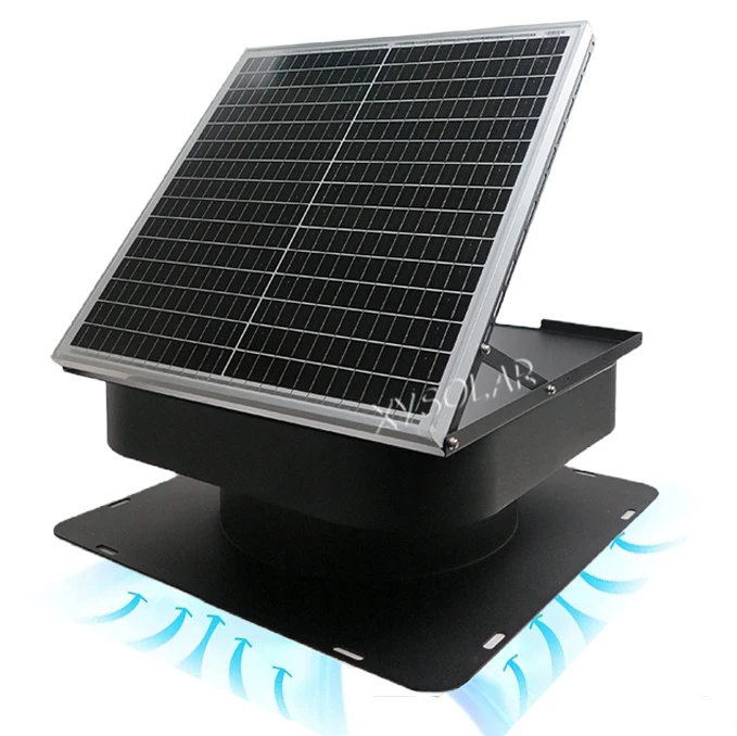 Solar Axial Flow Fan, 40W, Roof - detail 4
