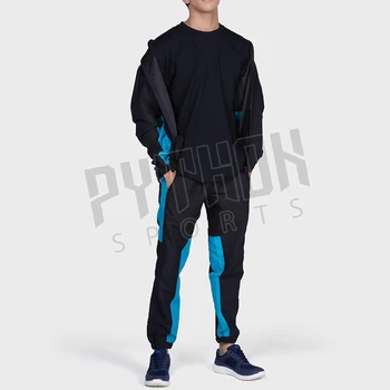 Top Quality Track Suits For Men/fashionable Slim Fit Color Combination Mens Tracksuit For Training Wear