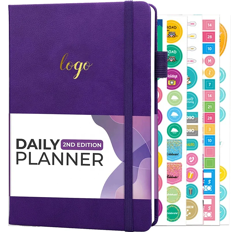 Customizable Stickers Undated Hourly Daily Planner Time Management