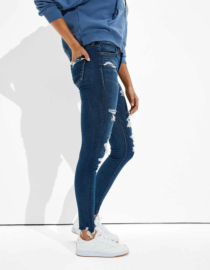 Plus Size Wholesale Premium Quality Cheapest Custom Logo Hot Sale OEM/ODM Cargo Pants Ripped Hot Sale Women's Denim Jeans 2023