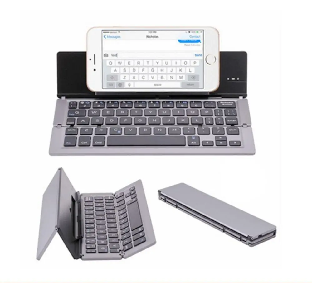 product universal for ios android win system wireless for bluetooth foldable keyboard for smartphones tablets and computers laudtec-7