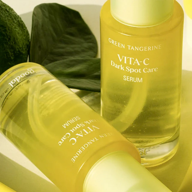 Goodal vitamin c serum 40ml green tangerine Korean skin care dark spot antiaging