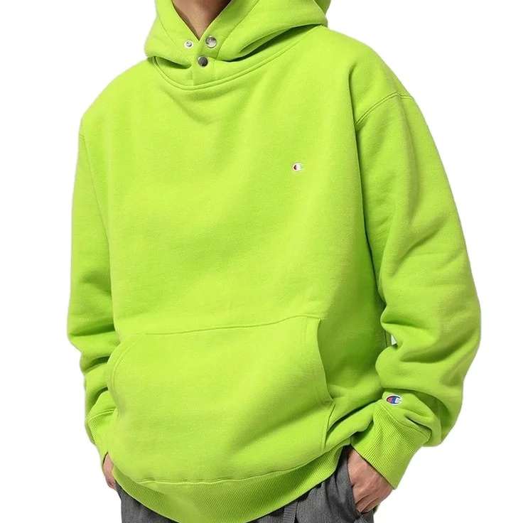 Oversized Heavyweight Neon Green Hoodie Men's Teenager Fitness Plus Size Fashion Hip Hoodies - Buy Neon Green Men Hoodies Men's Hoodies & Sweatshirts Hoodies For Men Mens Sweatshirts