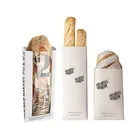 Customized French Paper Bag Wholesale Custom Paper Bags For Bread Paper Bag With Window
