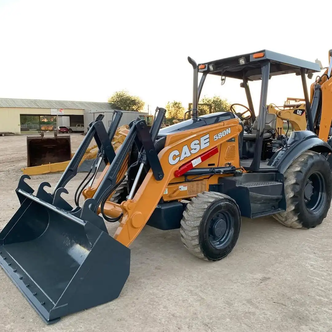 High Quality 851FX 4WD Tractor Loader Backhoe Wheel Loader 96HP 72KW Euro5 Engine Eaton Pump Motor Bearing High Efficiency Used